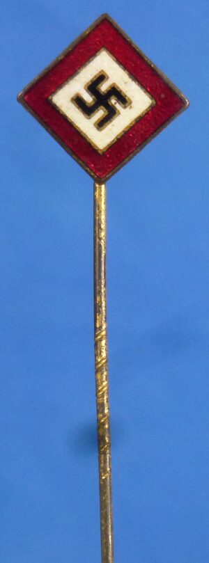 Early NSDAP Supporter Enamel Swastika Stickpin