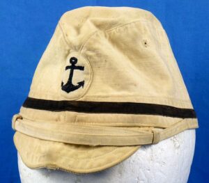 WWII Japanese Navy Petty Officer White Field Cap