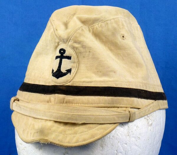 WWII Japanese Navy Petty Officer White Field Cap