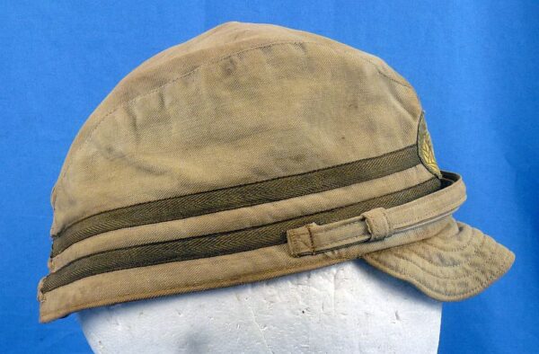 WWII Japanese Navy Officer Green Field Cap - Image 4