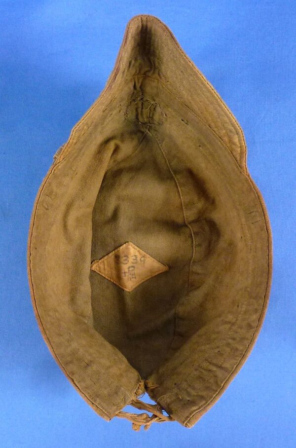 WWII Japanese Navy Officer Green Field Cap - Image 8
