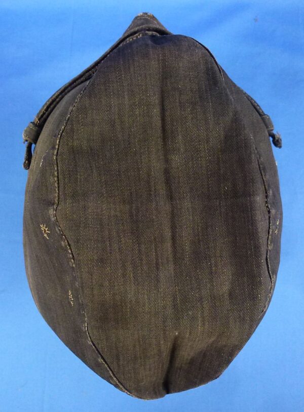 WWII Japanese Navy Enlisted Ranks Black Cotton Field Cap - Image 7