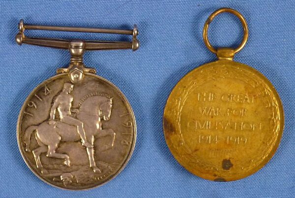 WWI Canadian Pioneer Battalion Posthumous Medals and Death Plaque Group - Image 5