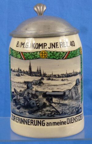 Infantry Regiment 40 Machine Gun Company Commemorative Service Service Stein