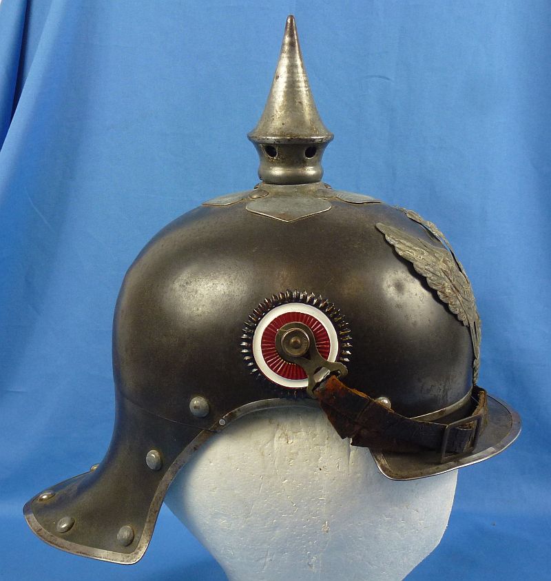 Imperial Prussian Model 1905 Jaeger Zu Pferde EM/NCO Helmet - Image 3