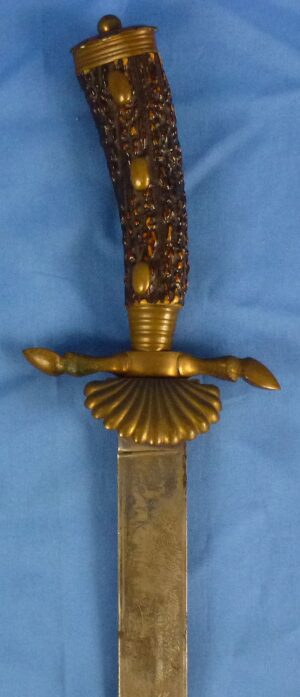 German Hunting Cutlass with Triple Etched Blade