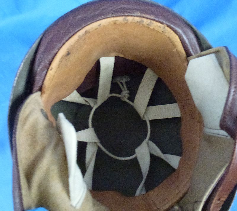 1942 Dated British MK II Dispatch Rider Helmet - Image 8