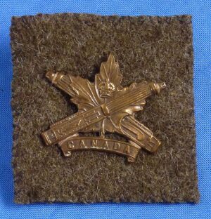 WWI Canadian Machine Gun Corps Collar Badge