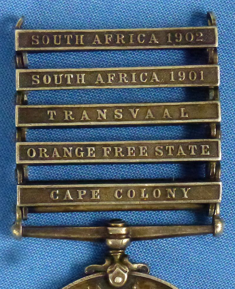 Five Clasp Queen's South Africa Medal to the Royal Field Artillery - Image 2