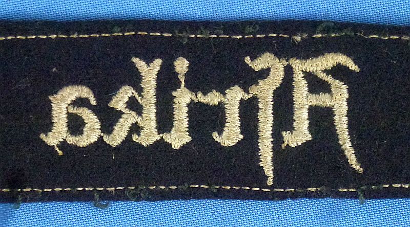 Scarce Black Luftwaffe "Afrika" Cuff Title - Image 3