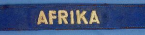 Luftwaffe Officer "Afrika" Cuff Title