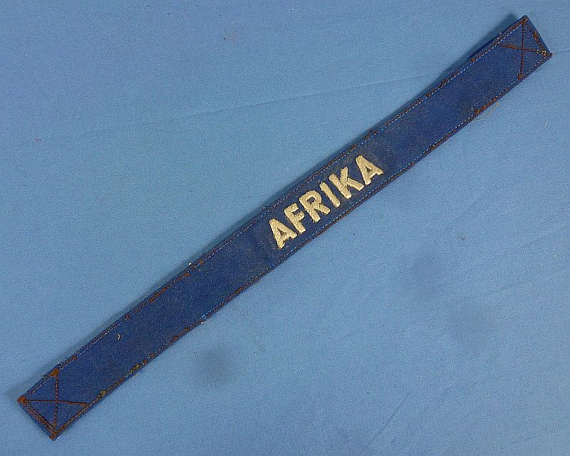 Luftwaffe Officer "Afrika" Cuff Title - Image 3