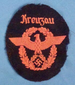 Third Reich Fire Police "Kreuzau" Sleeve Eagle