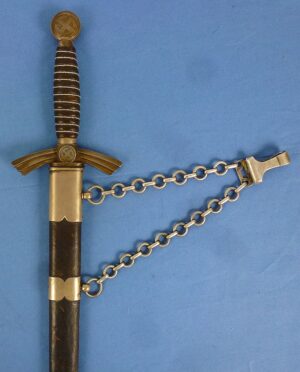 Untouched and Uncleaned First Model Luftwaffe Officer Dagger by F.W. Holler