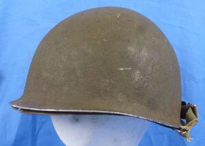 WWII Front Seam Swivel Bale M1 Combat Helmet