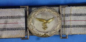 Luftwaffe Officer Brocade Belt With 1st Pattern Buckle