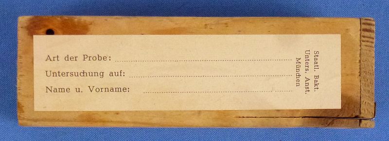 NS Frauenschaft Biological Investigation Sample Container, Form and Mailing Envelope - Image 6