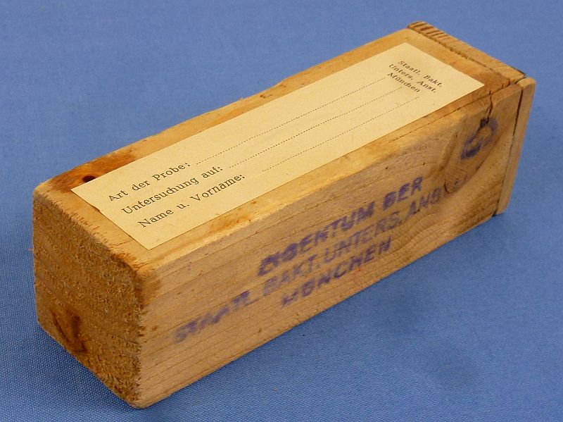 NS Frauenschaft Biological Investigation Sample Container, Form and Mailing Envelope - Image 8