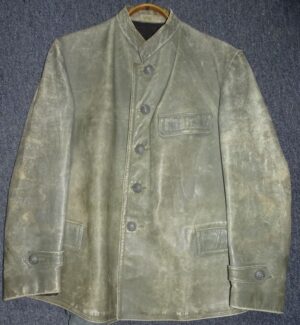 Kriegsmarine Grey Leather Jacket and Trousers