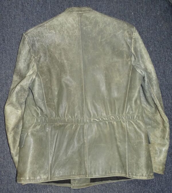 Kriegsmarine Grey Leather Jacket and Trousers - Image 3