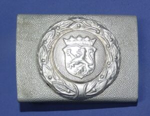State Of Hesse Fire Defence Service Enlisted Man's Belt Buckle