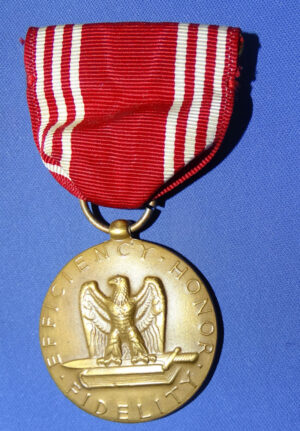 WWII Named Army Good Conduct Medal "Robert L Stover"