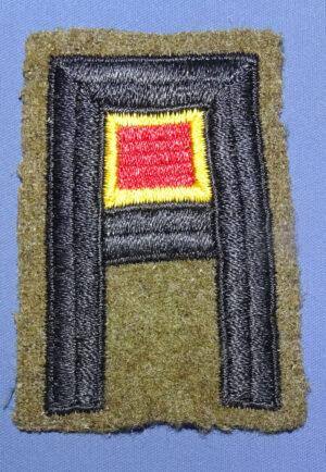 WWII 1st Army Wool Ordnance Patch