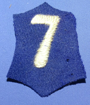 WWI 7th Corps Patch