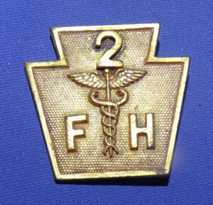 PA National Guard 2nd Field Hospital Keystone Collar Disk
