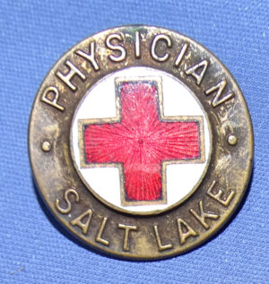 WWI American Red Cross Physician Salt Lake Pin