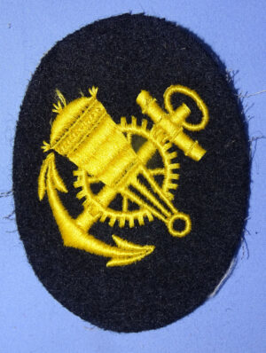 Kriegsmarine Blocking Weapons Mechanic NCO's Career Sleeve Insignia
