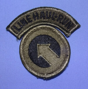 Vietnam 1st Logistical Command Patch with Line Haul Run Tab