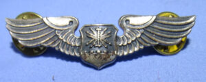1950s - 60's Airforce 2" Navigator's Wings Sterling LGB