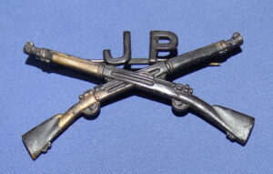 WWI JP Infantry Officer's Collar Insignia
