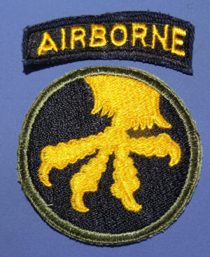 WWII 17th Airborne Patch with Tab