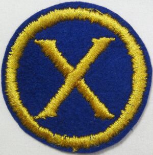 WWI 10th Infantry Division Patch