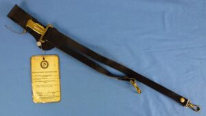 1966 Dated U.S. Marine Corps Wolf-Brown Tagged Manufacturer Production Model Officer's Sword Hanger