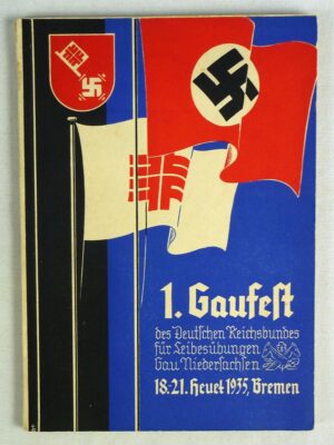 1935 DRA First Gaufest in Gau Niedersachsen Booklet