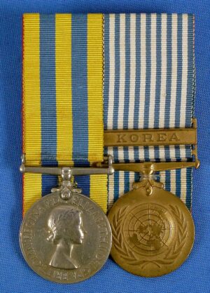 British Korean War Medals Pair to the Duke of Wellington's Regiment