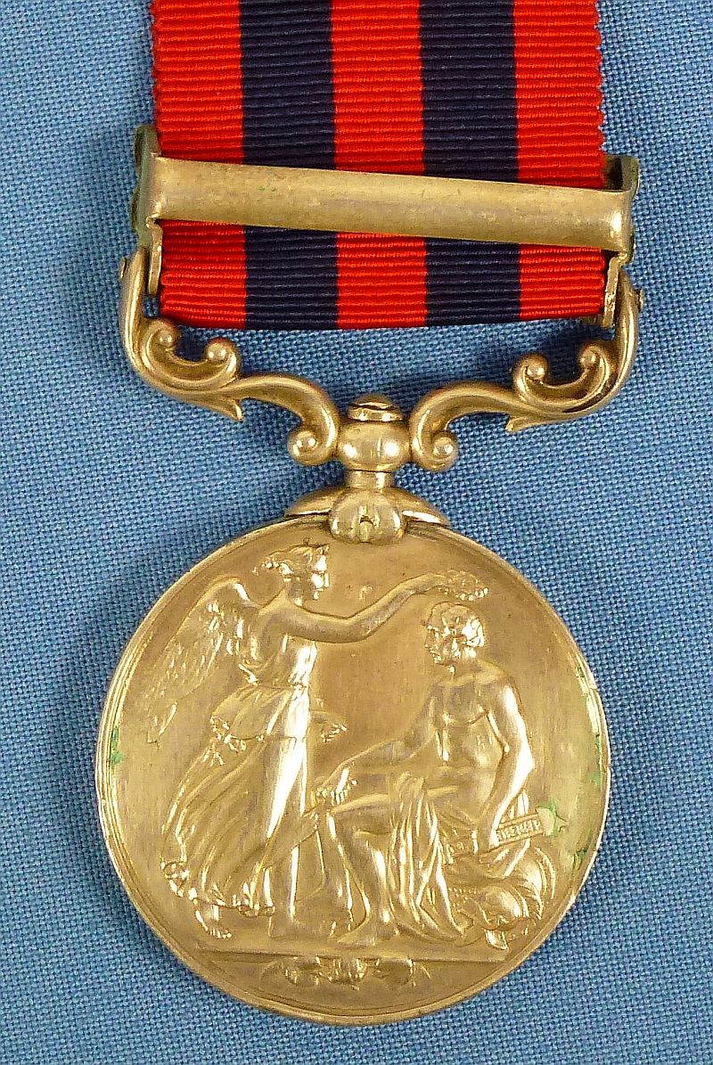 British 1854 India General Service Medal with "Perak" Bar to a Royal Marine on Board H.M.S. "Charybdis" - Image 2