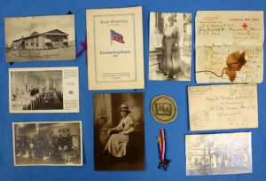 WWI American Library Association Insignia, Photographs and Postcards Group