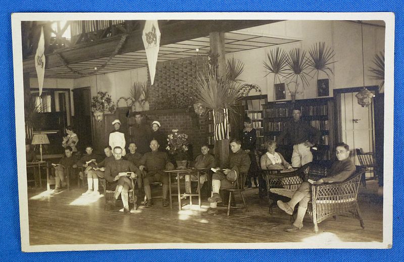 WWI American Library Association Insignia, Photographs and Postcards Group - Image 5