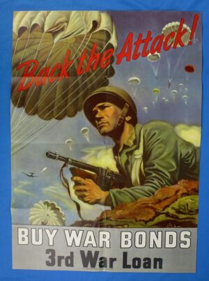1943 Poster: "Back the Attack!"