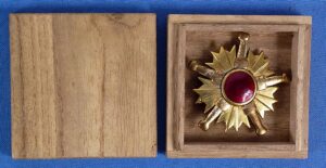 Boxed Hokkando Fire Department Local Branch Badge