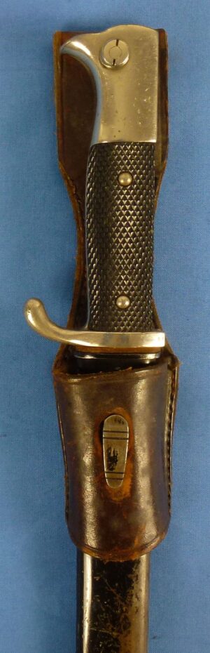 WWII German K98 Dress Bayonet with Brown Frog by Gustav Spitzer