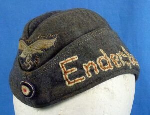 Embroidered Luftwaffe EM/NCO Overseas Cap