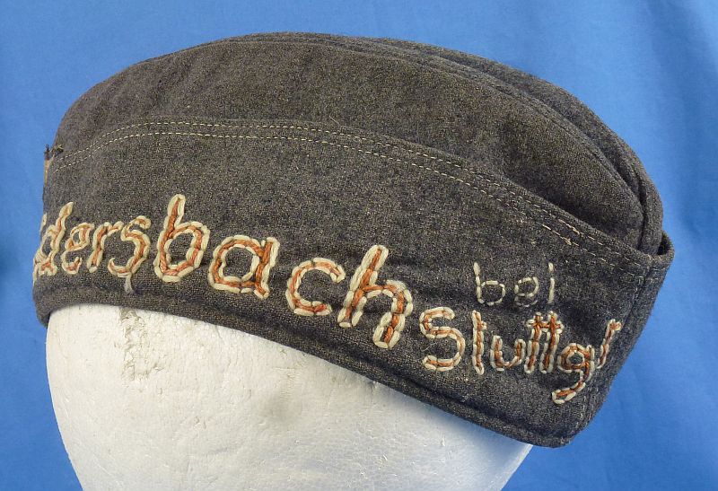 Embroidered Luftwaffe EM/NCO Overseas Cap - Image 6