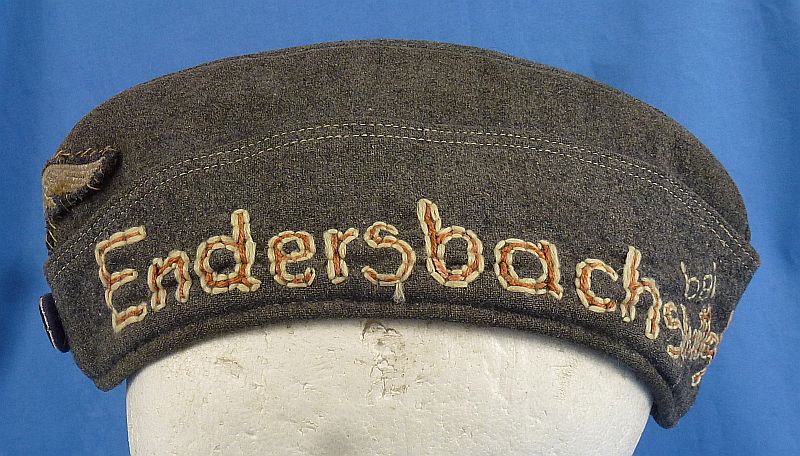 Embroidered Luftwaffe EM/NCO Overseas Cap - Image 7