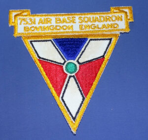 USAF 7531st Air Base Squadron Bovingdon England Patch