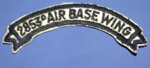 USAF 2853rd Air Base Base Wing Tab